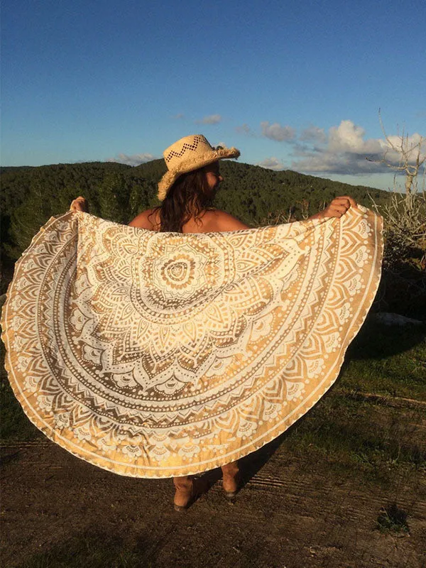 Bohemian Style Round Scarf