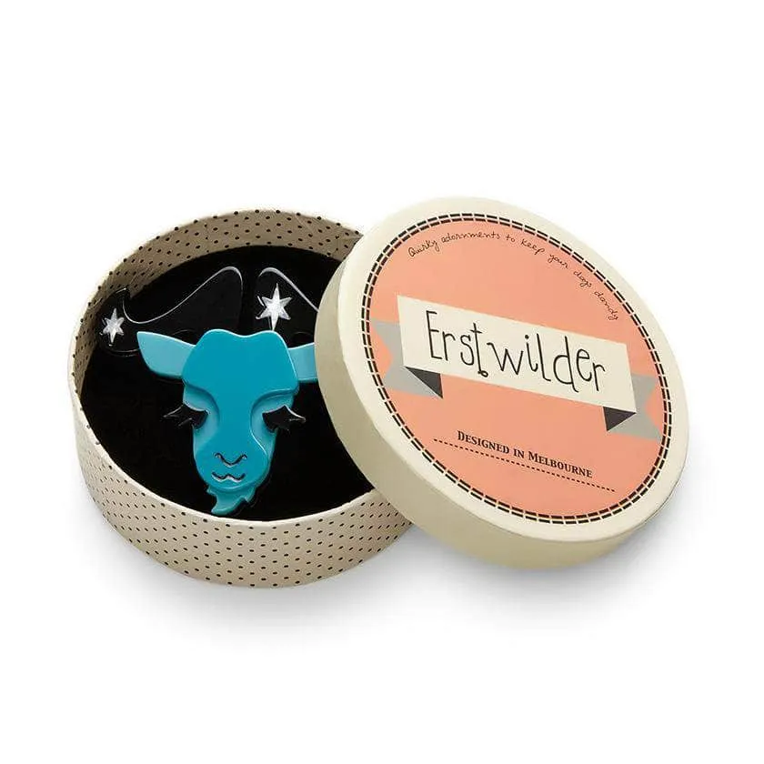 Capricorn the Controlled Brooch